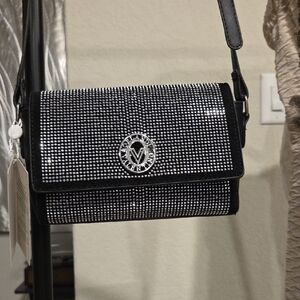 Elegant Black and Silver Women's Bag